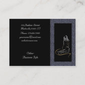 Elegant Mode Stylist Visitekaartje (Achterkant)