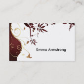 Elegant Mode Visitekaartje (Achterkant)