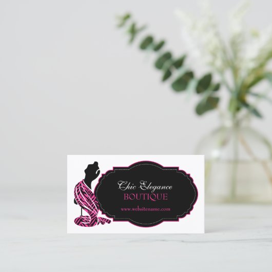 Elegant Mode Visitekaartje (Staand voorkant)