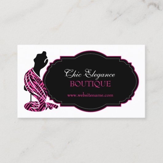 Elegant Mode Visitekaartje (Voorkant)