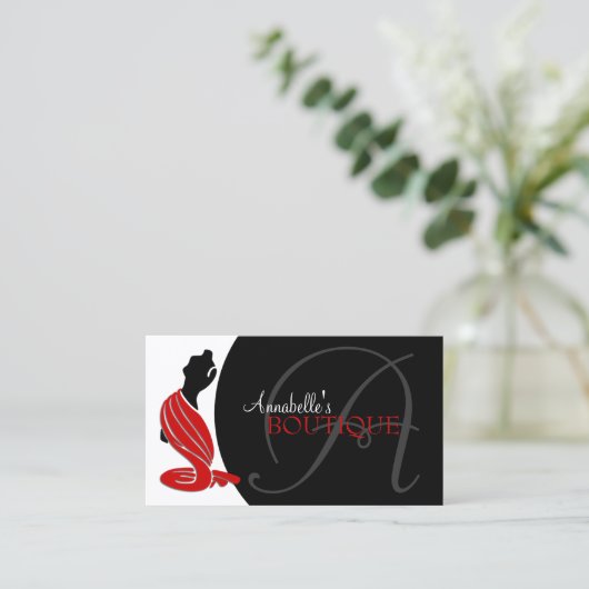 Elegant Mode Visitekaartje (Staand voorkant)