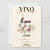 Elegant Moden Vino voor het Vrijgezellenfeest Vows Kaart (Voorkant)