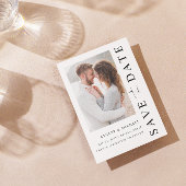 Elegant Modern 3 Photo Wedding Save the Date
