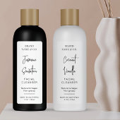 Elegant Modern 4 OZ Cosmo Fles Verticaal Label