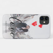 Elegant modern aangepast fotoliefdesbestand Case-Mate iPhone case (Achterkant (horizontaal))