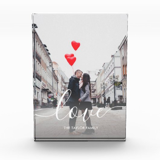 Elegant modern aangepast fotoliefdesbestand fotoblokken (Voorkant)