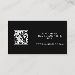 Elegant Modern Aangepast Logo Minimalistisch Eenvo Visitekaartje