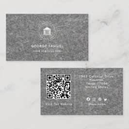 Elegant Modern Aangepast Logo Minimalistisch Eenvo Visitekaartje