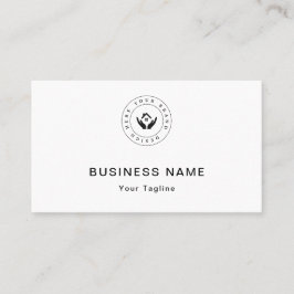 Elegant Modern Aangepast Logo Minimalistisch Eenvo Visitekaartje