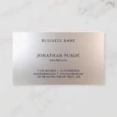 Elegant modern aantrekkelijk design Professional Visitekaartje (Achterkant)