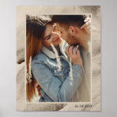 Elegant Modern Abstract Art Lijst Foto Poster (Voorkant)