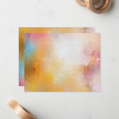 Elegant Modern Abstract Blank Sjabloon Kleurrijk (Voorkant / Achterkant in situ)