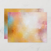 Elegant Modern Abstract Blank Sjabloon Kleurrijk (Voorkant / Achterkant)