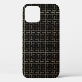 Elegant modern Abstract gouden mandje - Weave Patr Case-Mate iPhone Case