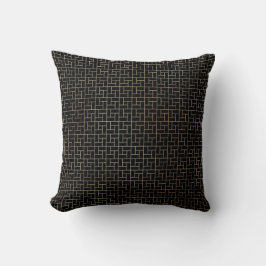 Elegant modern Abstract gouden mandje - Weave Patr Kussen