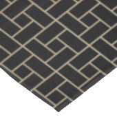 Elegant modern Abstract gouden mandje - Weave Patr Tafelkleed (Gekanteld)
