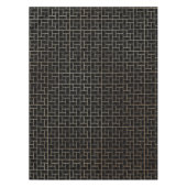 Elegant modern Abstract gouden mandje - Weave Patr Tafelkleed (Voorkant)