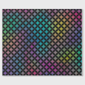 Elegant modern Abstract kleurrijk diamantpatroon Cadeaupapier (Vlak)