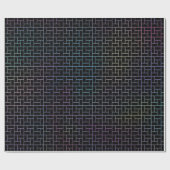 Elegant modern Abstract kleurrijk mandje | Cadeaupapier (Vlak)