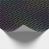 Elegant modern Abstract kleurrijk mandje | Cadeaupapier (Hoek)