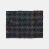 Elegant modern Abstract kleurrijk mandje | Fleece Deken (Voorkant (Horizontaal))