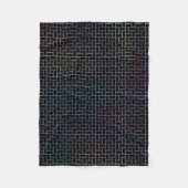 Elegant modern Abstract kleurrijk mandje | Fleece Deken (Voorkant)