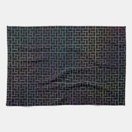 Elegant Modern Abstract Kleurrijk Mandje Patroon | Theedoek