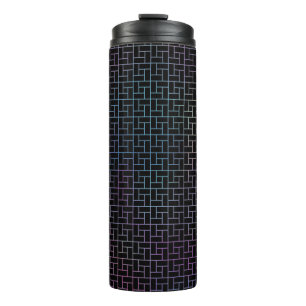 Elegant Modern Abstract Kleurrijk Mandje Patroon Thermosbeker