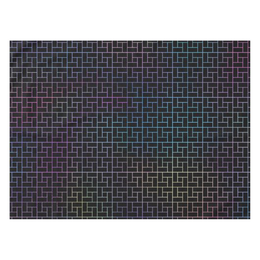 Elegant modern Abstract kleurrijk mandje | Tafelkleed (Voorkant (Horizontaal))