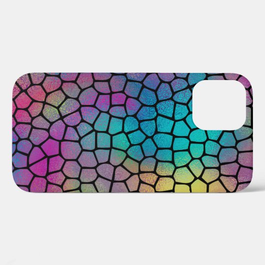 Elegant modern Abstract kleurrijk mozaïekpatroon Case-Mate iPhone Case (Achterkant (horizontaal))