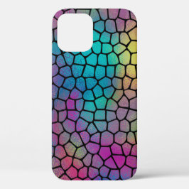 Elegant modern Abstract kleurrijk mozaïekpatroon Case-Mate iPhone Case