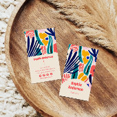 Elegant modern Abstract met gedurfd artistiek ontw Visitekaartje