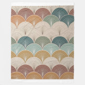 "Elegant modern abstract patroon Fleece Deken (Voorkant)