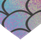 Elegant Modern Abstract Regenboog Schalen Patroon Tafelkleed (Gekanteld)