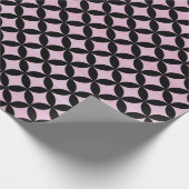 Elegant modern Abstract roze diamantpatroon | Cadeaupapier (Hoek)