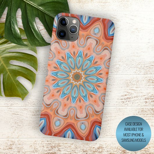 Elegant Modern Abstracte Bohemian Mandala Art Case-Mate iPhone Case