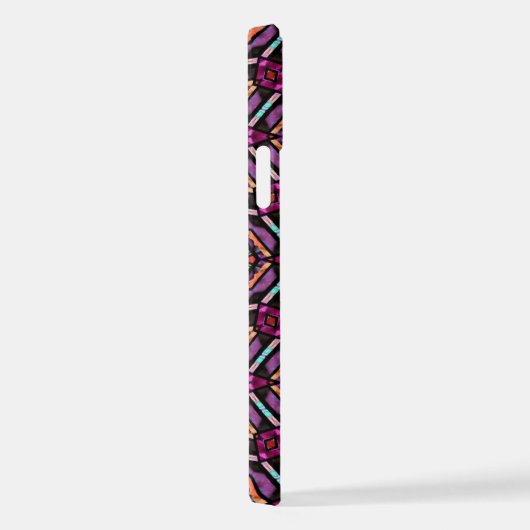 Elegant Modern Abstracte Bohemian Mandala Art iPhone Hoesje (Rechterkant)