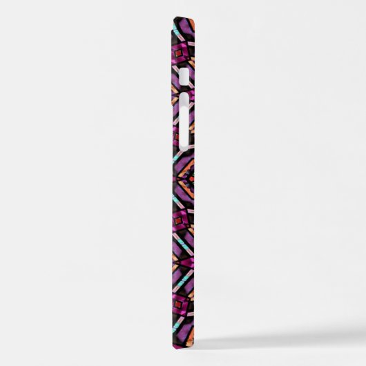 Elegant Modern Abstracte Bohemian Mandala Art iPhone Hoesje (Linkerkant)