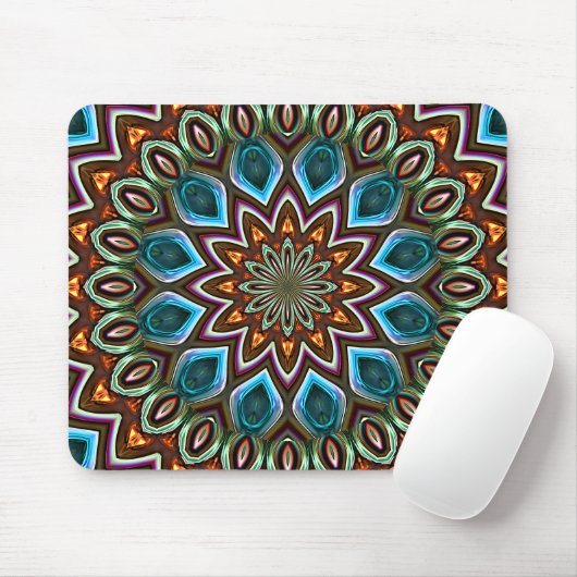 Elegant Modern Abstracte Bohemian Mandala Art Muismat (Met muis)