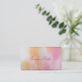 Elegant Modern Abstracte Kunst Trendy Colorful Lux Visitekaartje (Staand voorkant)