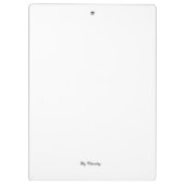 Elegant Modern Abstraction Black and White City Klembord (Achterkant)