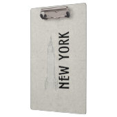 Elegant Modern Abstraction Black Grey City Klembord (Links)