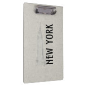 Elegant Modern Abstraction Black Grey City Klembord (Rechts)