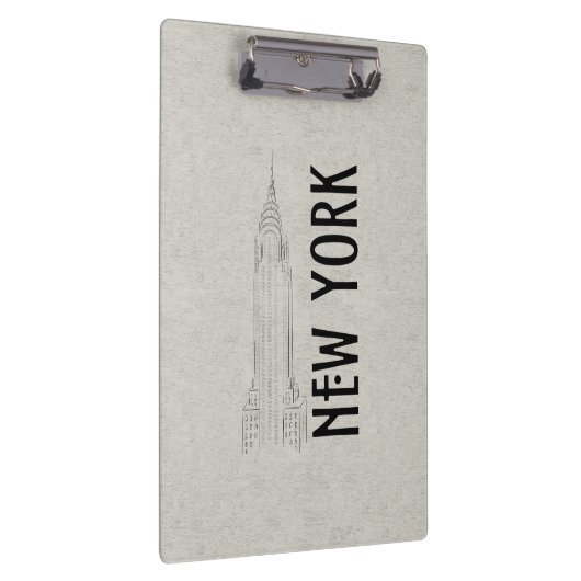 Elegant Modern Abstraction Black Grey City Klembord (Rechts)