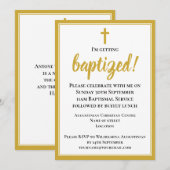 Elegant Modern Adult Baptisme Kaart (Voorkant / Achterkant)