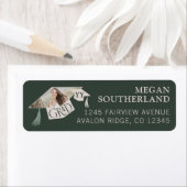 Elegant Modern Afstudeerder Pet & Tassel Afstudere Etiket (Insitu)