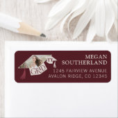 Elegant Modern Afstudeerder Pet & Tassel Afstudere Etiket (Insitu)