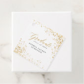 ELEGANT MODERN AFSTUDEREN BEDANKJES LABELS (In situ)