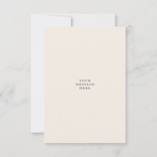 elegant modern afstuderen bedankt uw kaart (Achterkant)