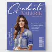 ✨Elegant & Modern Afstuderen fotoplaquette Fotoplaat (Voorkant)